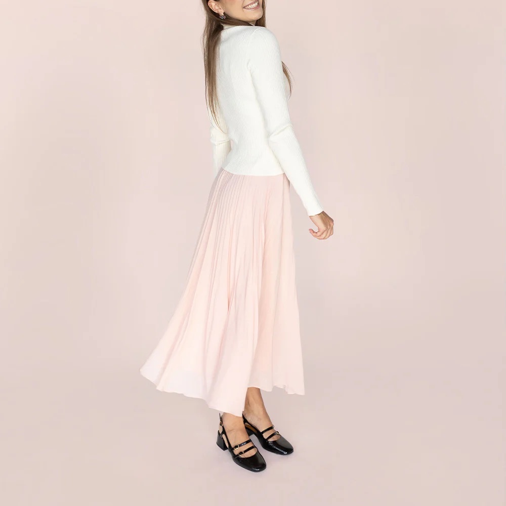 Gentle Fawn Light Pink Maxi Skirt